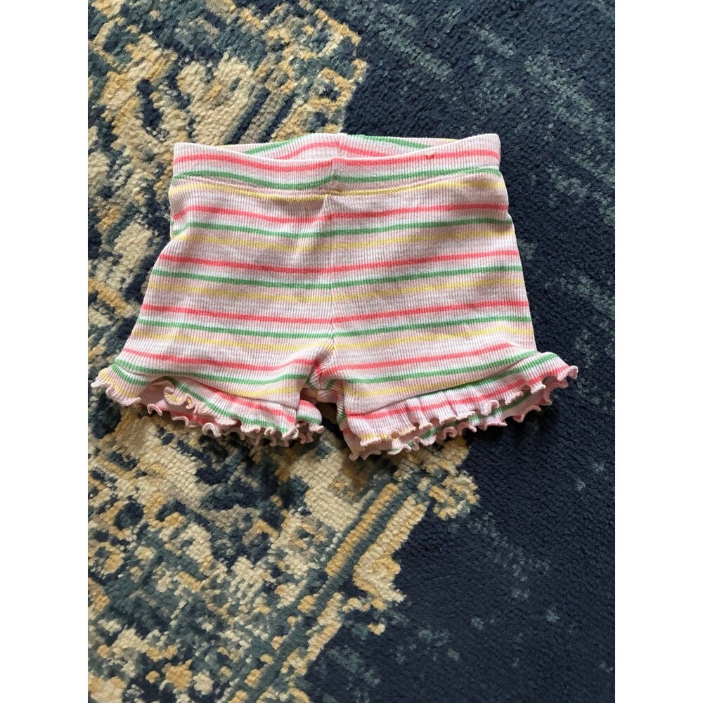 Garanimals Baby Girls Striped Ruffle Shorts – 12M
